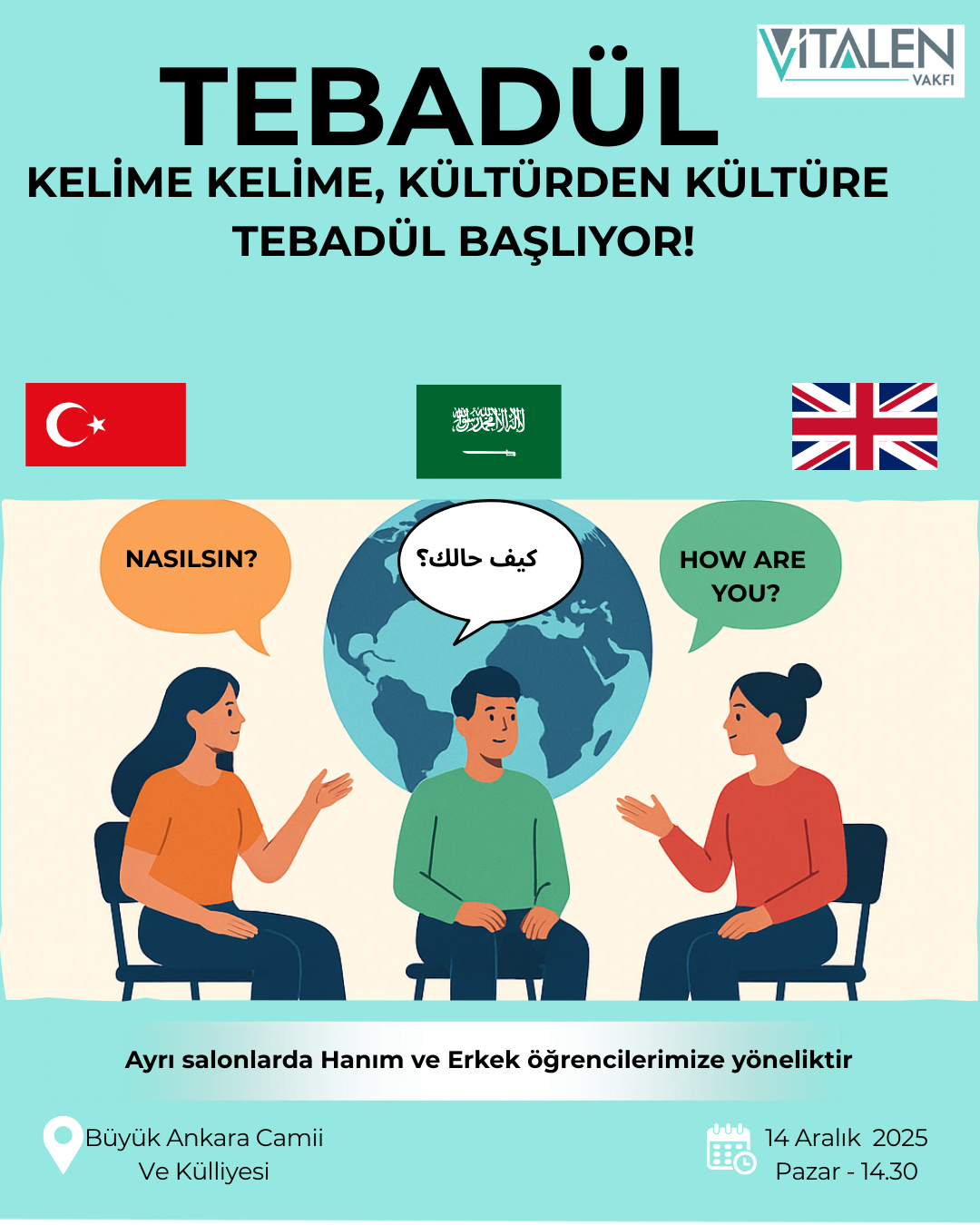 Dil Değişim Programı (Tebadül) Başlıyor